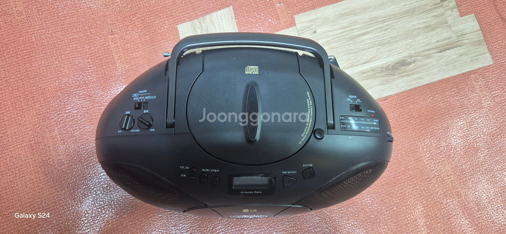 엘지 카세트라디오 CD330Z. 카세트플레이어.CD플레이어.--2