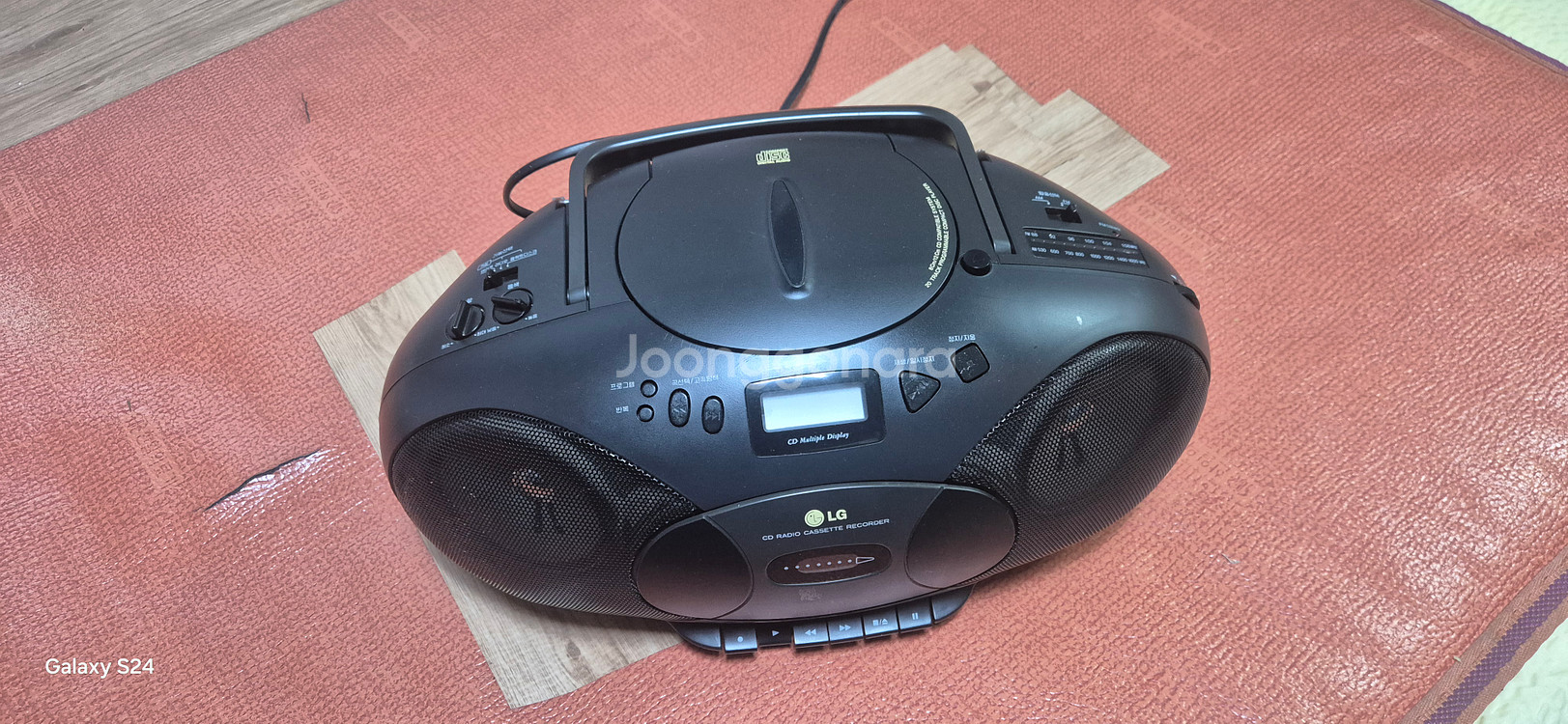 엘지 카세트라디오 CD330Z. 카세트플레이어.CD플레이어.--0