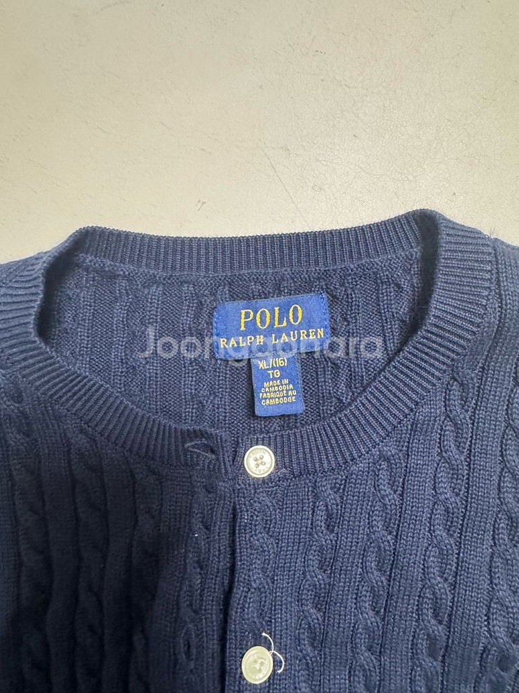 폴로 가디건 걸즈 XL--1