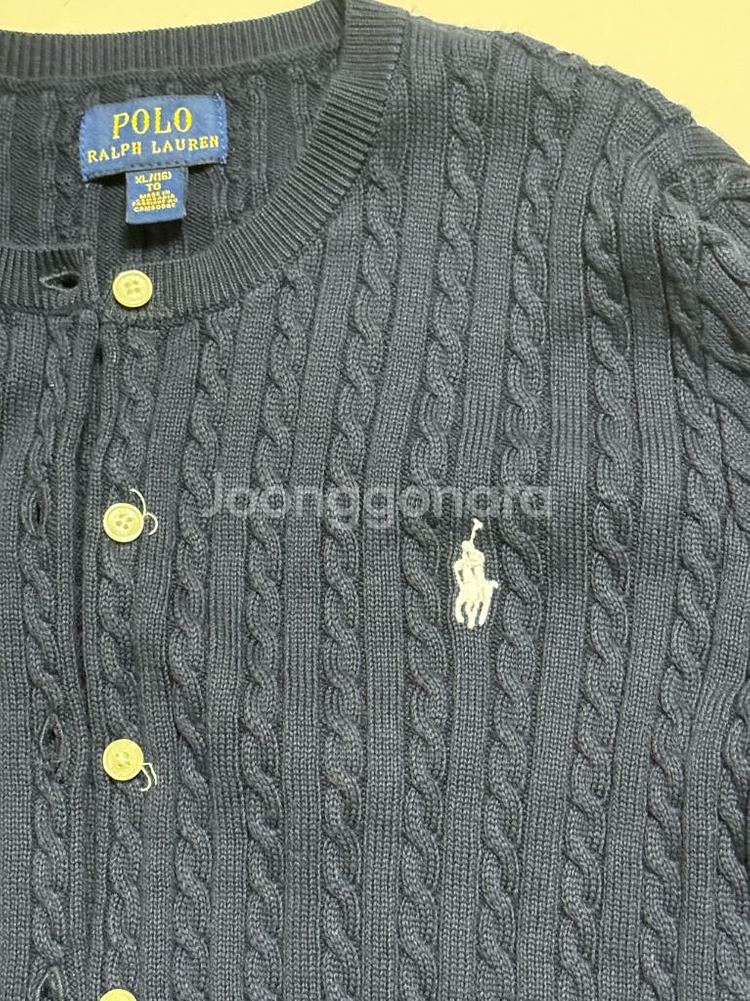 폴로 가디건 걸즈 XL--2