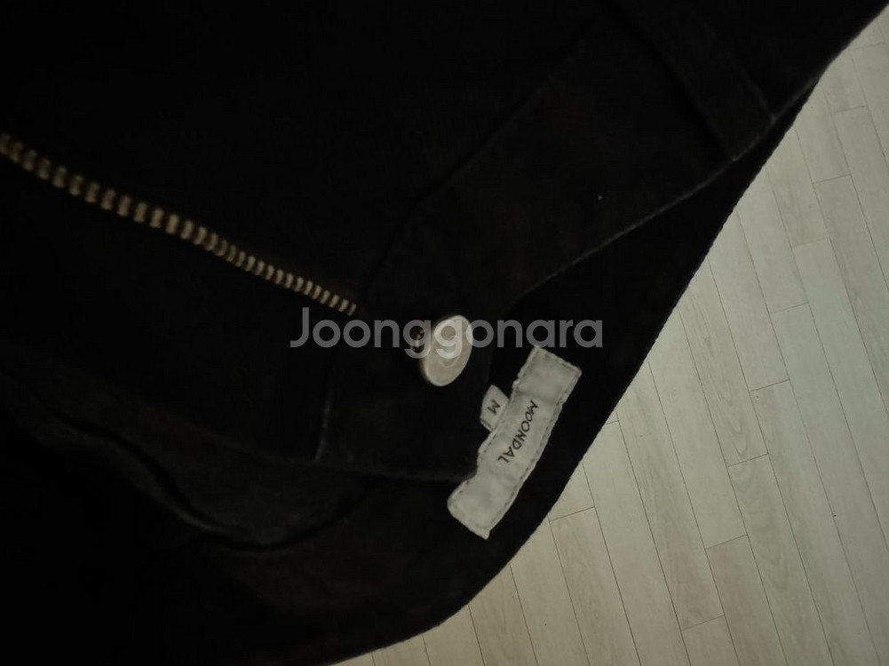 문달 카펜터 데님 블랙 m사이즈--4