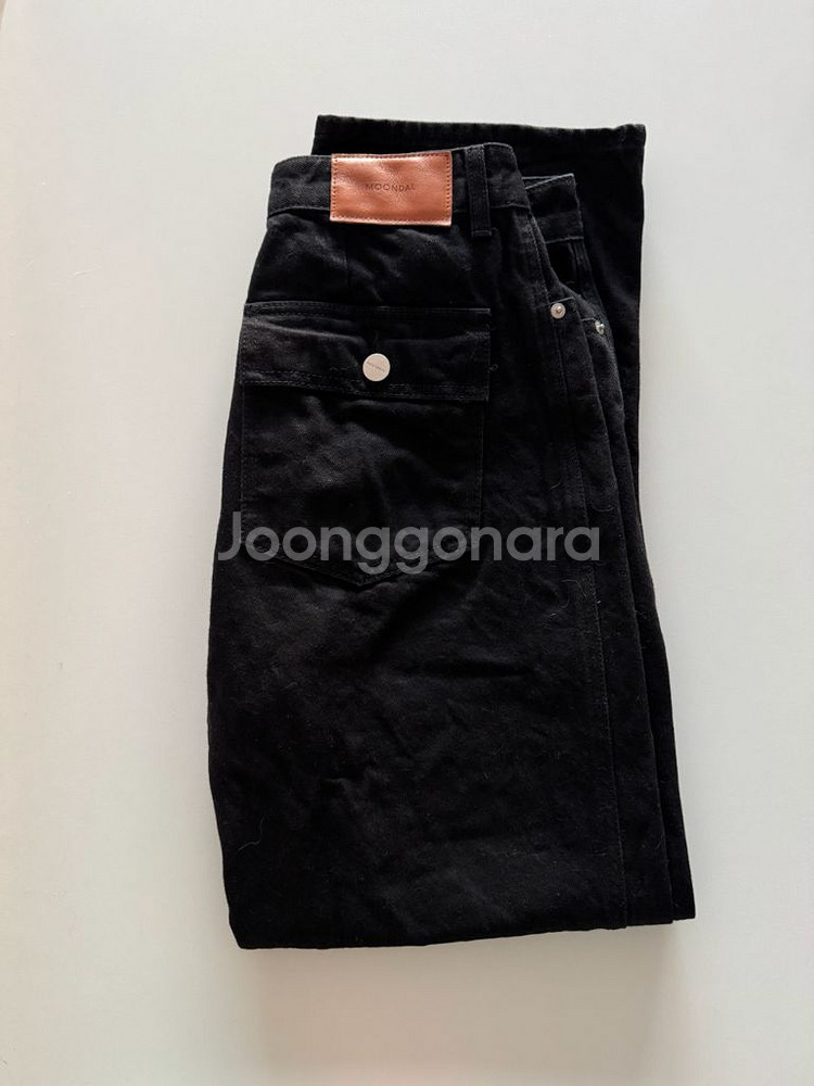 문달 카펜터 데님 블랙 m사이즈--2