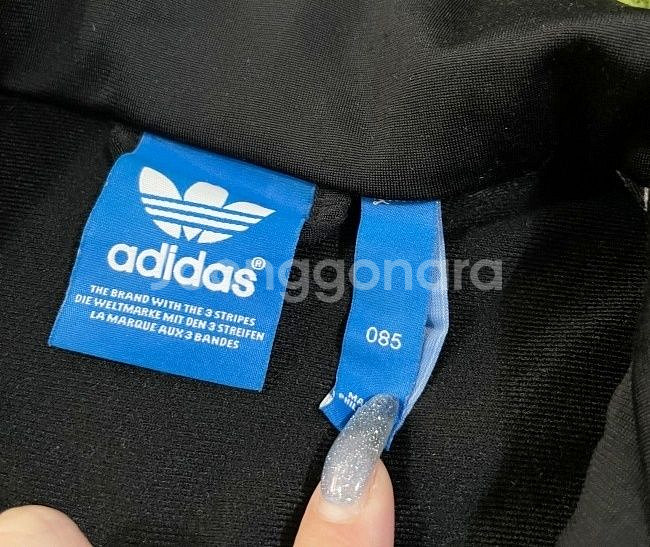 아디다스 파이어버드 블랙 검정 트랙탑 져지집업 85--2