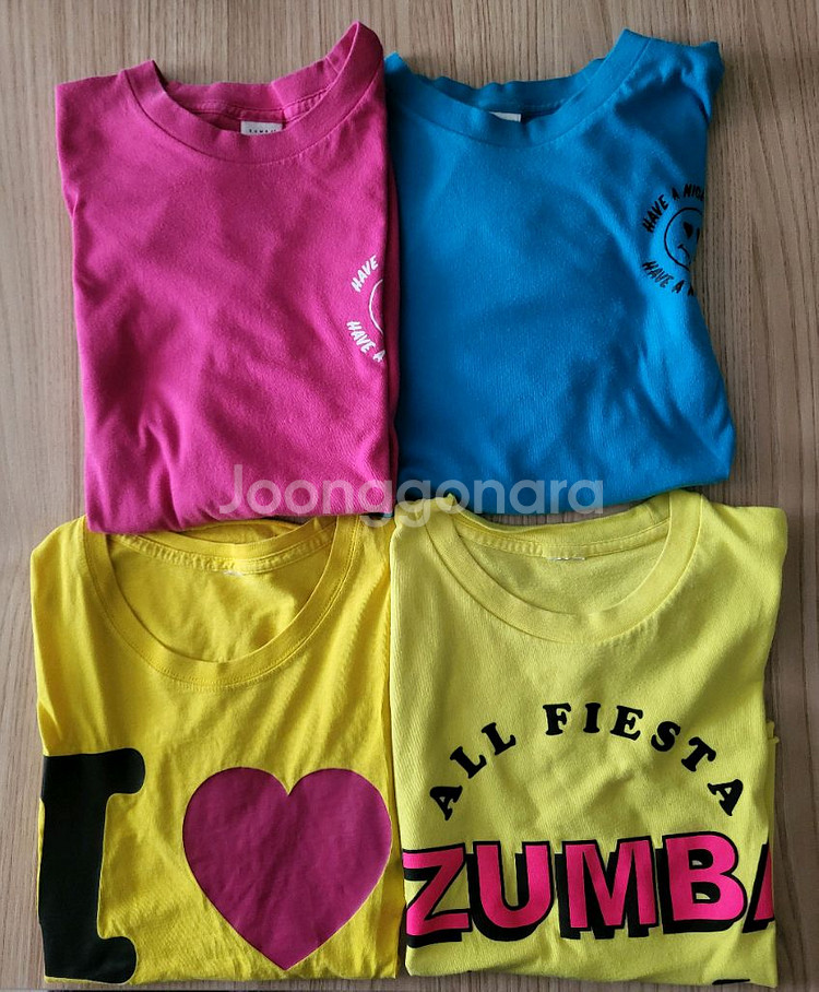 줌바웨어 공용티 리폼 4장--0