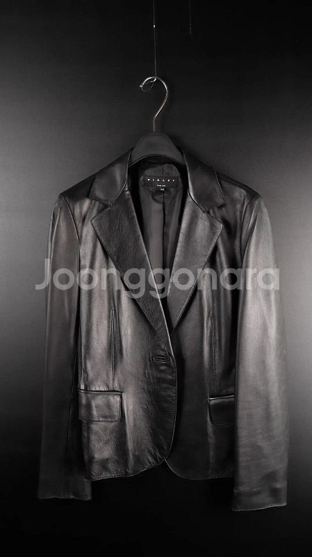 [M] 시슬리 여성 가죽자켓--0