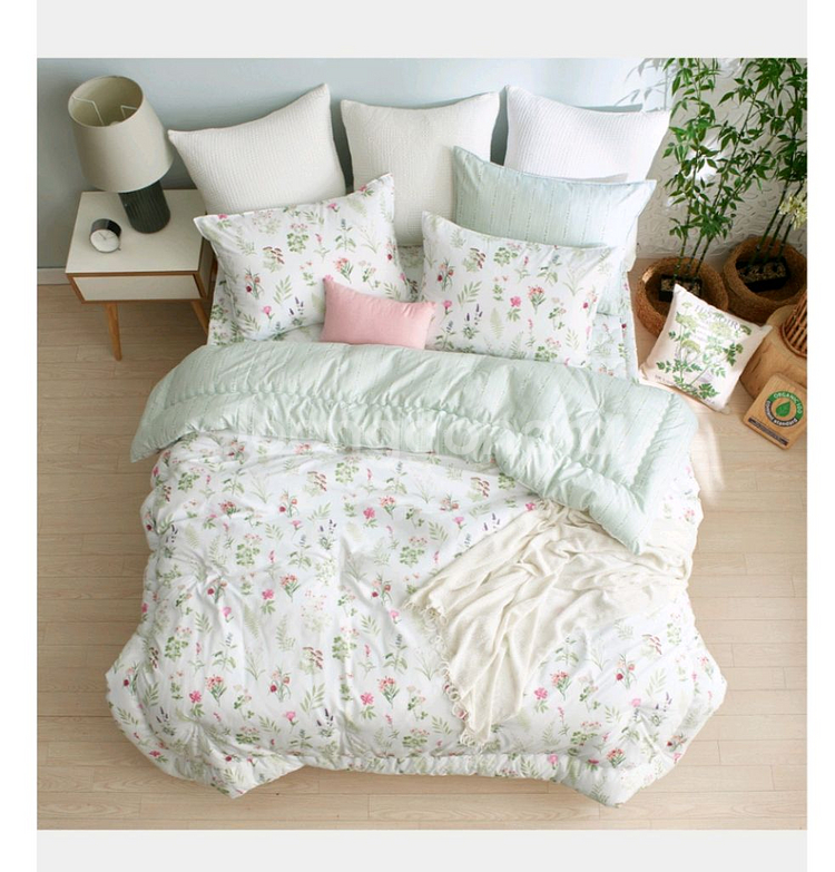 박홍근 오가닉 차렵패드세트 Q사이즈 새제품--0