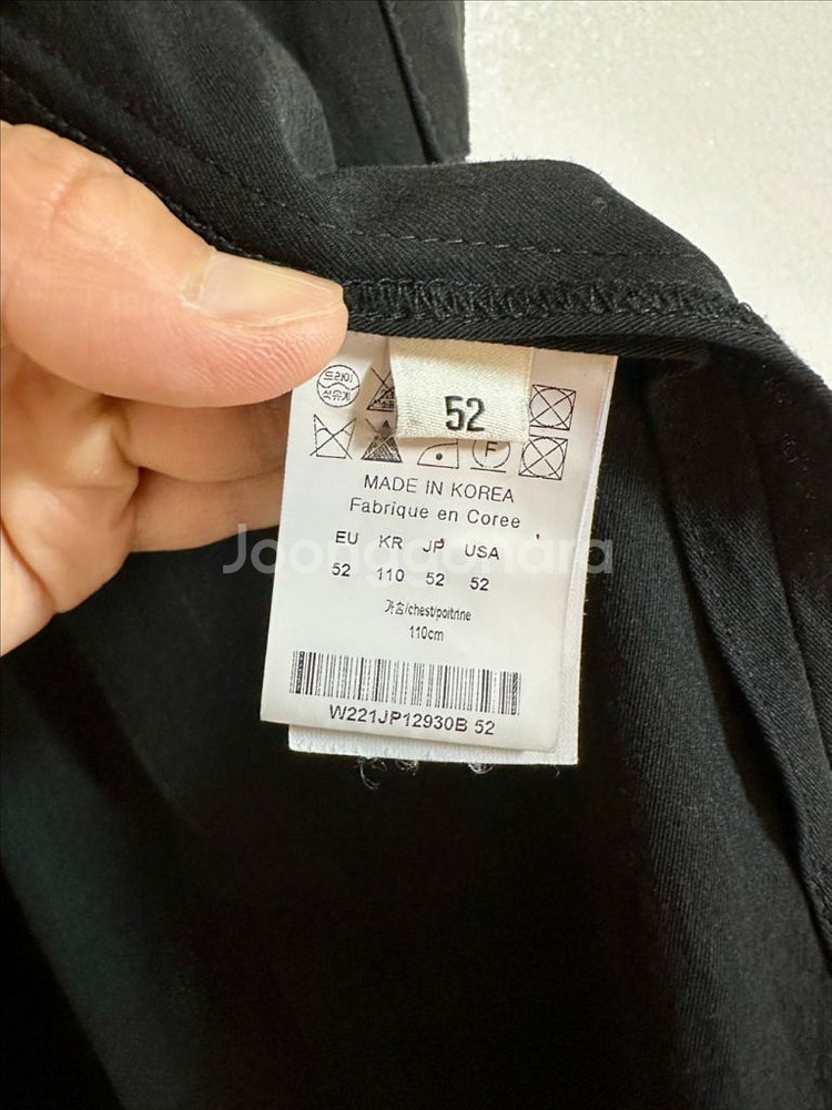 (52) 22ss 우영미 집업 블랙 셔츠 자켓--7