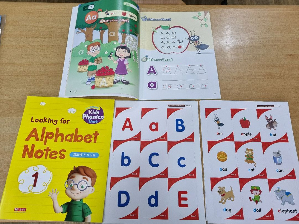 윤선생 영어 파닉스 교재 새책 팝니다 이미지