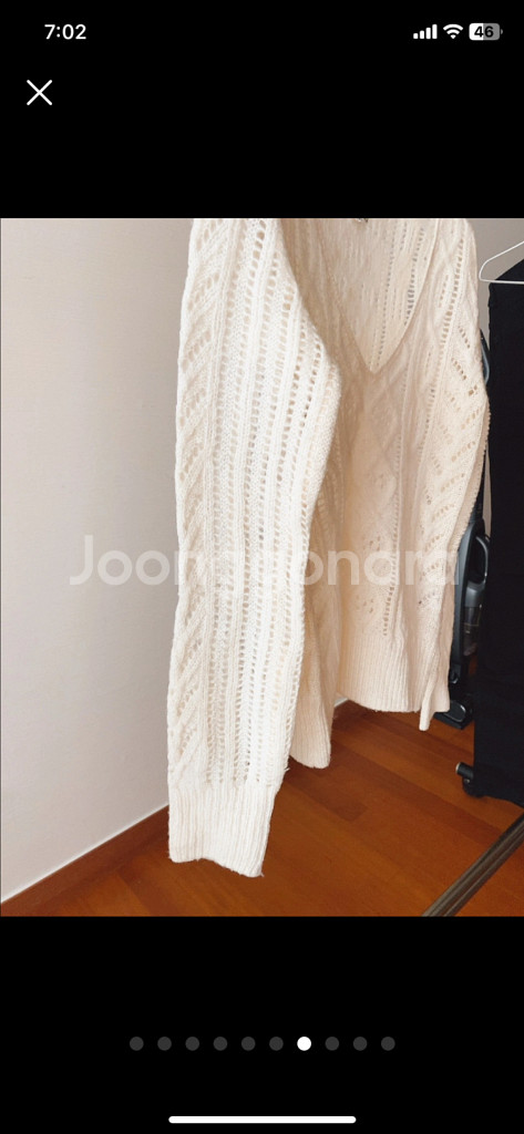 Guess 게스 브이넥 아이보리 스웨터 90--5