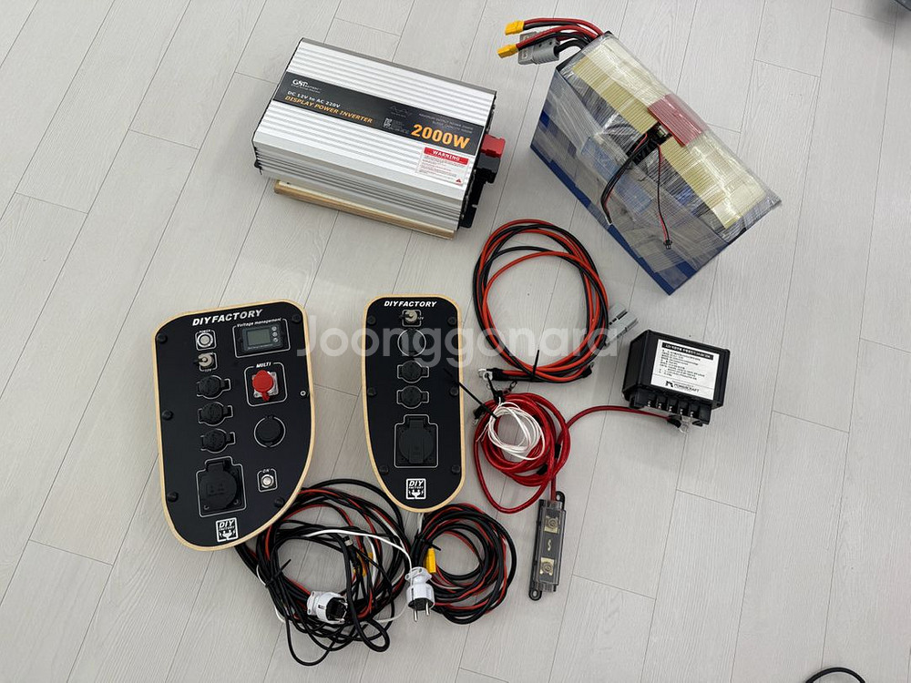 다이팩토리 파워뱅크 매립형 셋트(주행충전기 인버터 등)--0