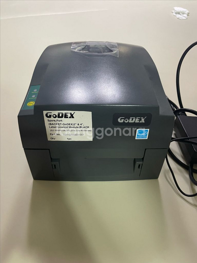 거의 새제품, 바코드 라벨 프린터 고덱스 G500 팝니다.--0