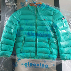 타미힐피거 키즈 패딩 116 민트