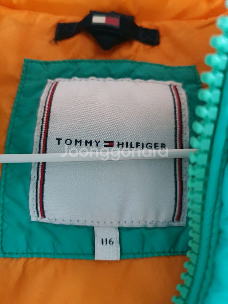 타미힐피거 키즈 패딩 116 민트--1