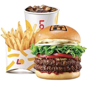 롯데리아 금액권으로사용가능14,900원 더블한우불고기