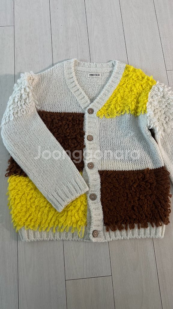 데님인더박스 니트 가디건 130 한번도 안입은 새제품--1