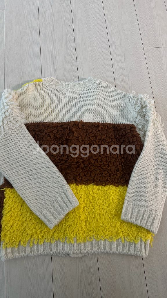 데님인더박스 니트 가디건 130 한번도 안입은 새제품--6