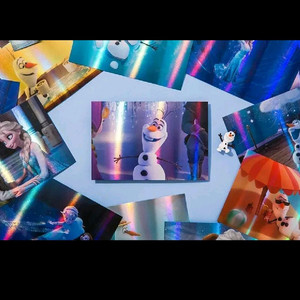 디즈니 겨울왕국 홀로그램 엽서 세트