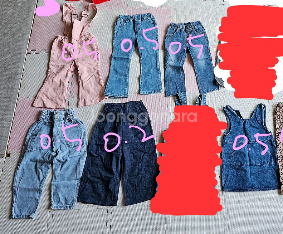 여아옷 100호110호 봄가을여름 일괄 신발나눔--1