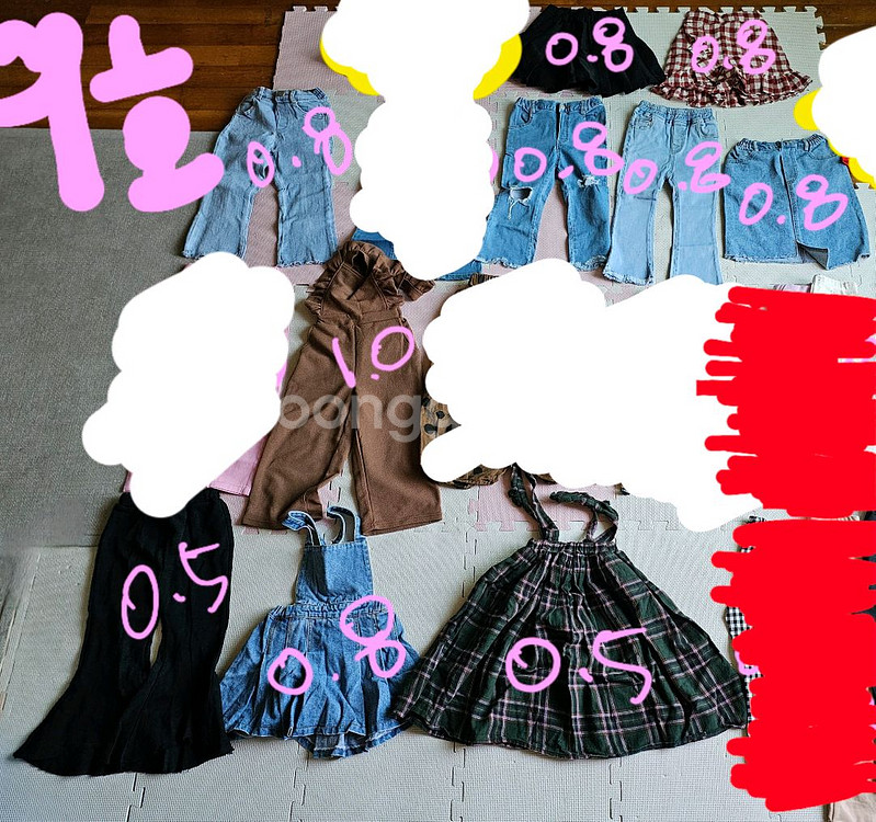 여아옷 100호110호 봄가을여름 일괄 신발나눔--7