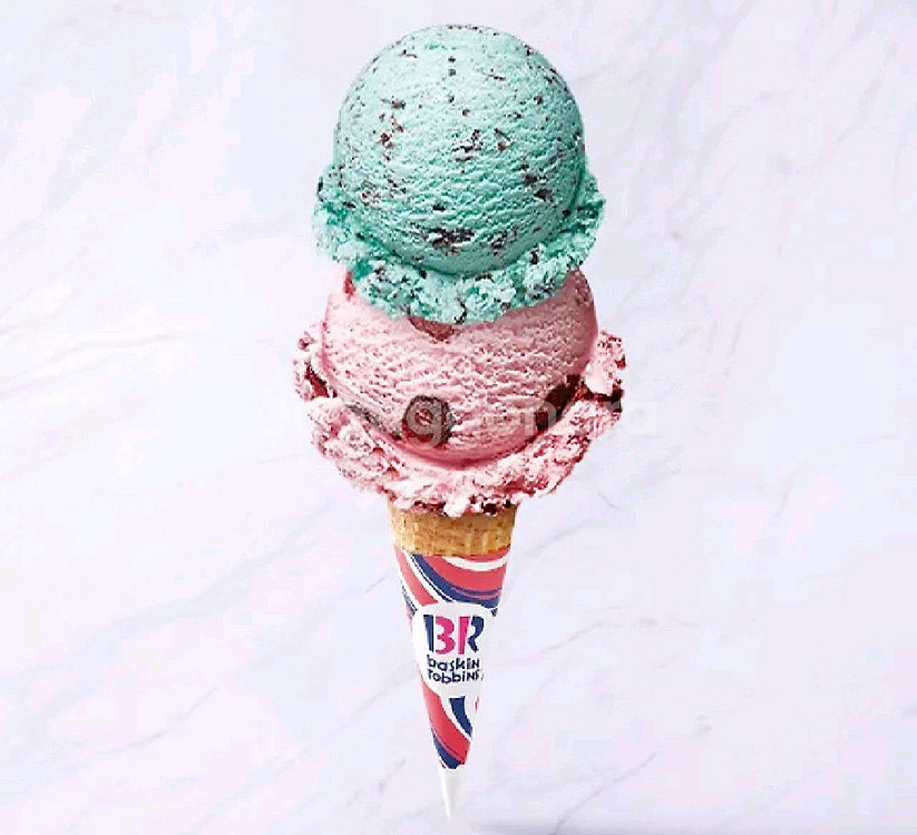 배스킨라빈스 2개이써요 해피오더0 더블레귤러7,300--0