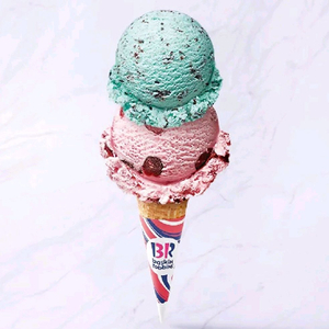 배스킨라빈스 2개이써요 해피오더0 더블레귤러7,300