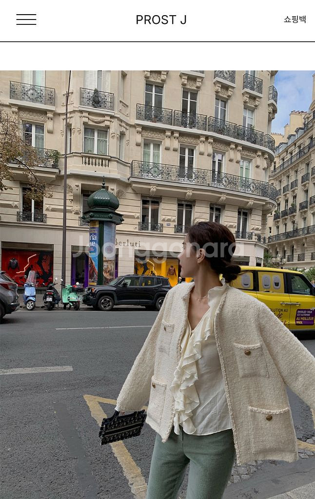 프로스트제이 로니크 트위드 자켓 미듐사이즈--2