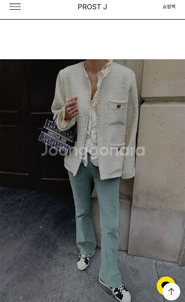 프로스트제이 로니크 트위드 자켓 미듐사이즈--3
