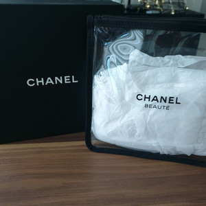 정품) 샤넬 PVC 파우치 (코스메틱)