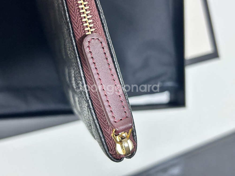 샤넬 미듐 클러치(블랙, 금장)--6