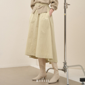 시스템 텍스처 스트랩 백밴딩 드레스 랑방 마인 타임