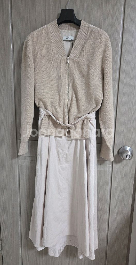 시스템 텍스처 스트랩 백밴딩 드레스 랑방 마인 타임--5