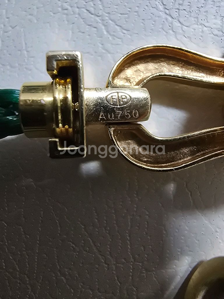 프레드 팔찌 18k 2개( L ,옐골)--2