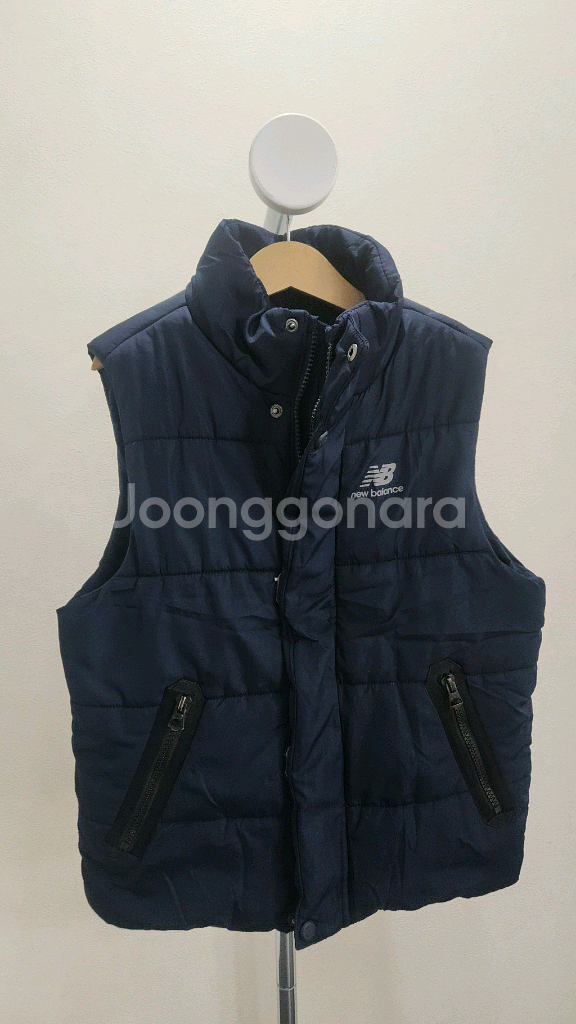 뉴발란스 키즈 네이비 패딩 조끼 130--1