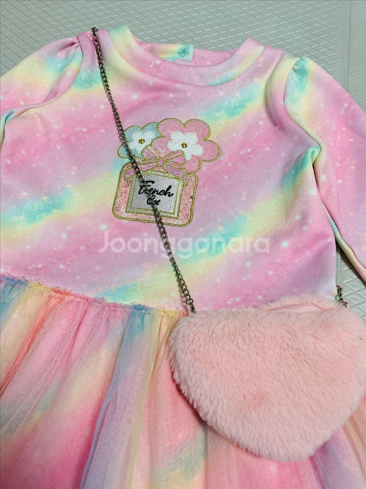 프랜치캣 기모 원피스 100--2