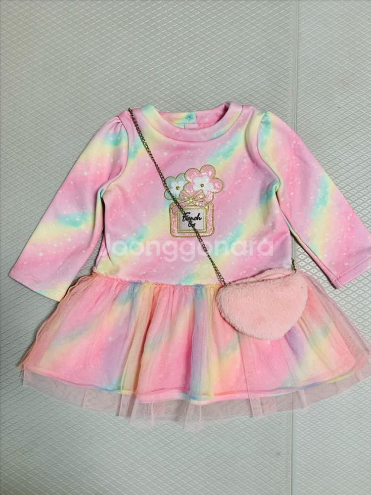 프랜치캣 기모 원피스 100--0