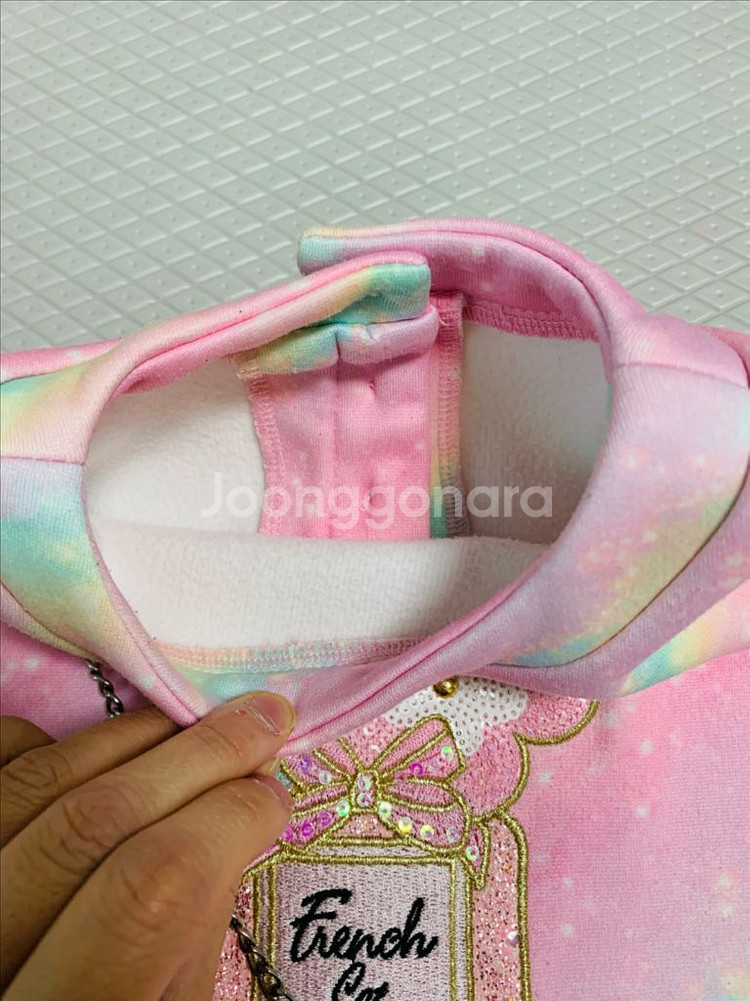 프랜치캣 기모 원피스 100--3