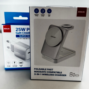 코끼리 3in1맥세이프충전기+25w초고속 충전기