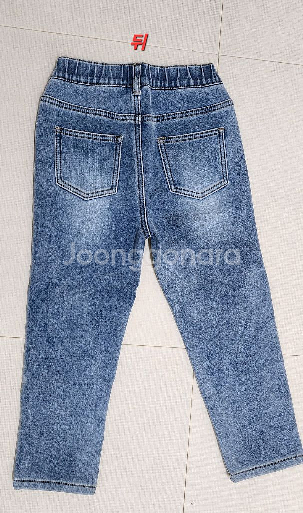 유아동 기모 청바지 120사이즈--1
