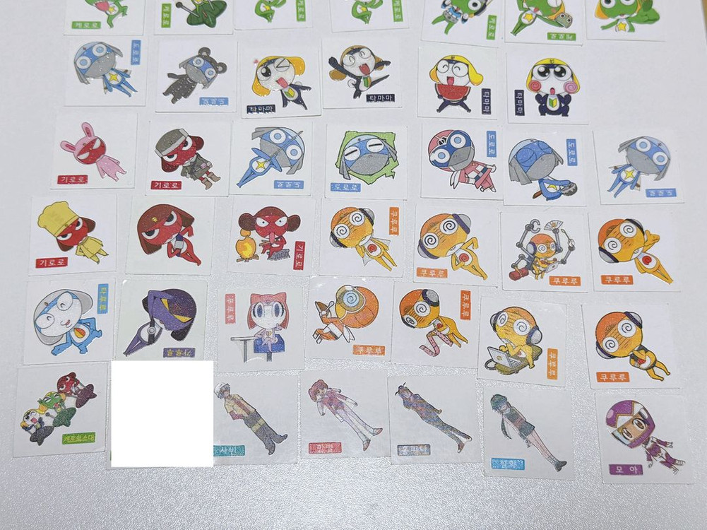 케로로 띠부씰 구버전 46개 이미지