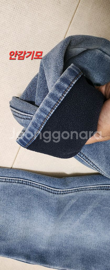 유아동 기모 청바지 120사이즈--5