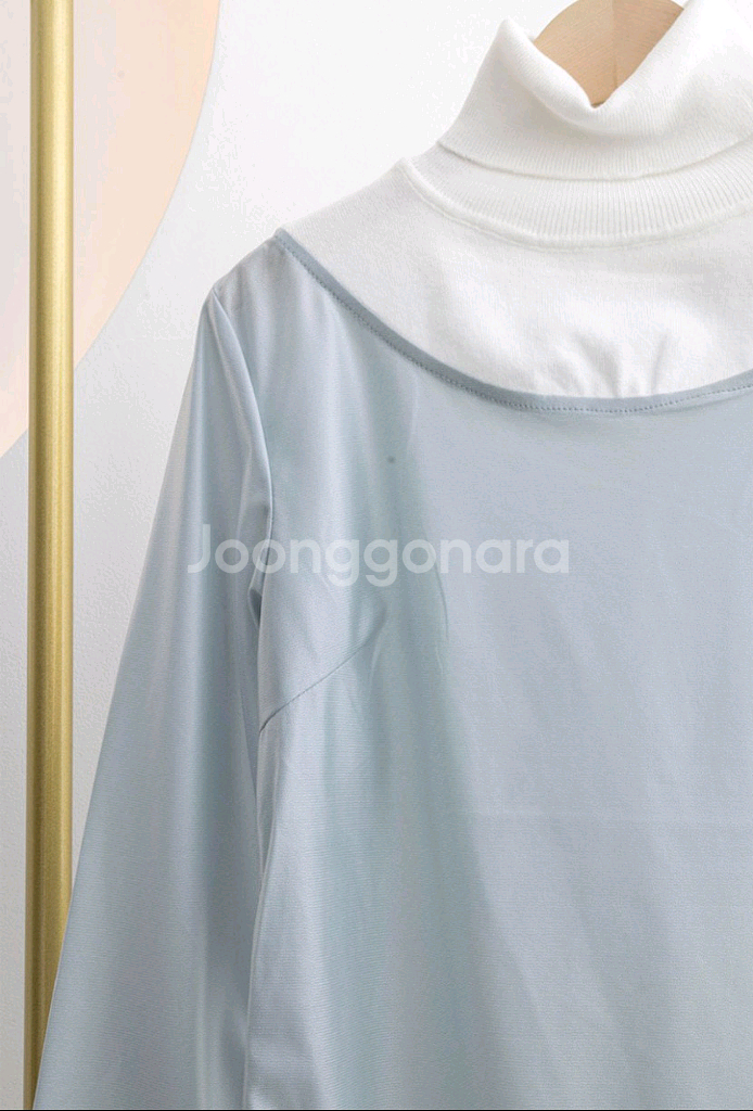 어메이징크리 여성 골프 방풍 티셔츠 니트 세트--9