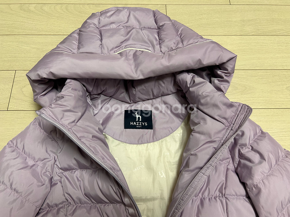 헤지스 패딩 130사이즈--2