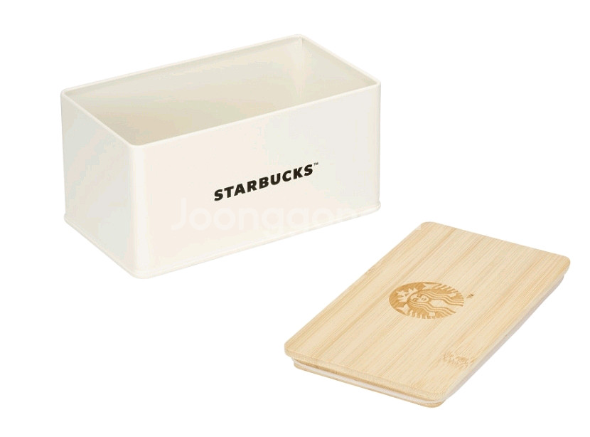 (수량2개) 스타벅스 커피캡슐보관함 메탈컨테이너 새상품--3