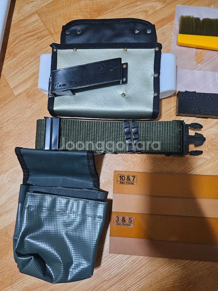 도배용품 세트 일괄거래 도배칼 가방 삼광붓 실크롤러 등--5