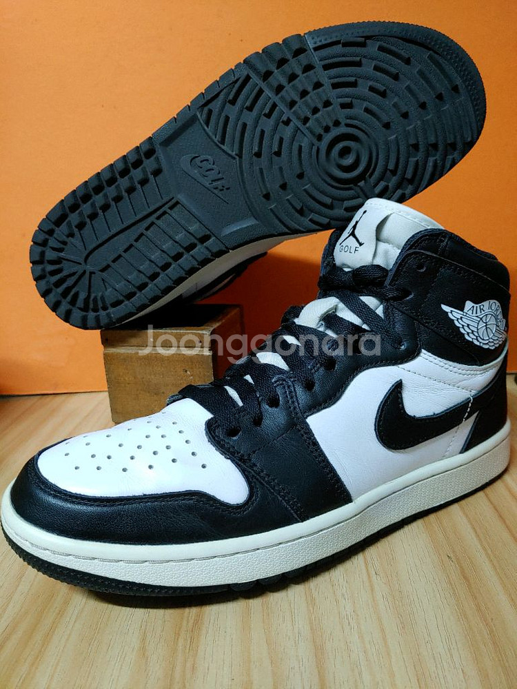 나이키 에어조던1하이 골프 범고래(US9표기270)--0