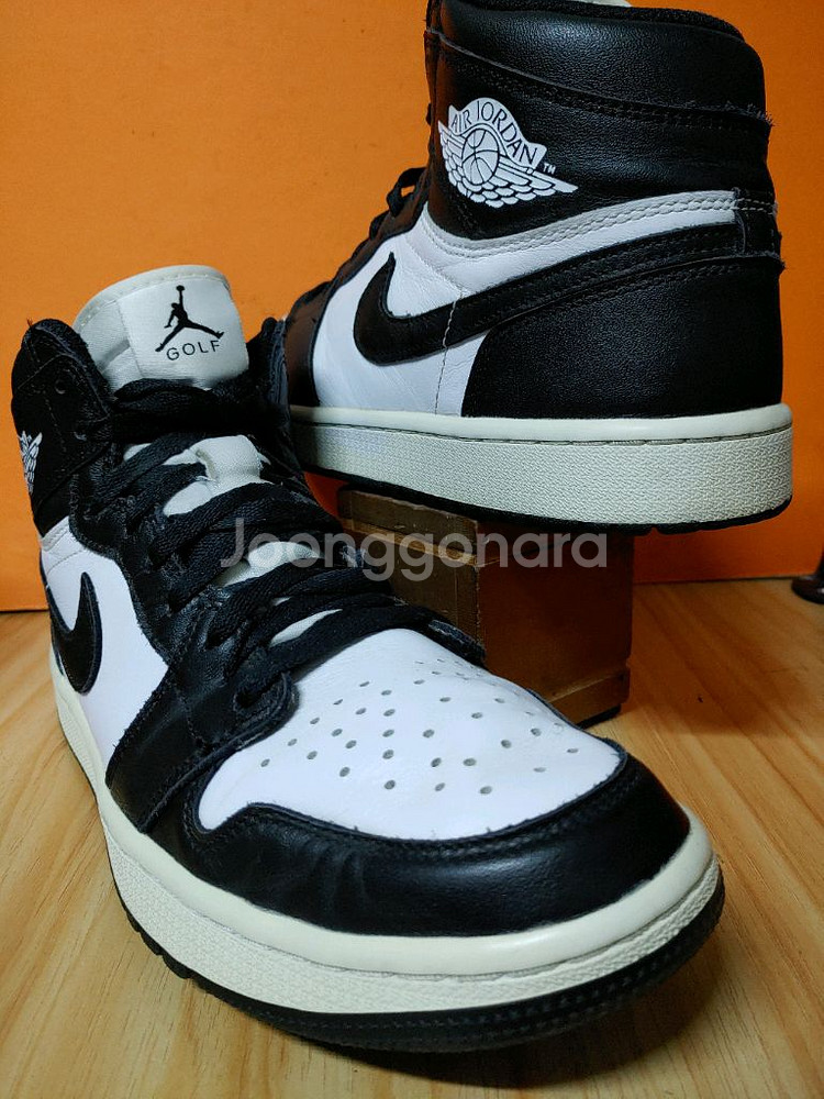 나이키 에어조던1하이 골프 범고래(US9표기270)--4