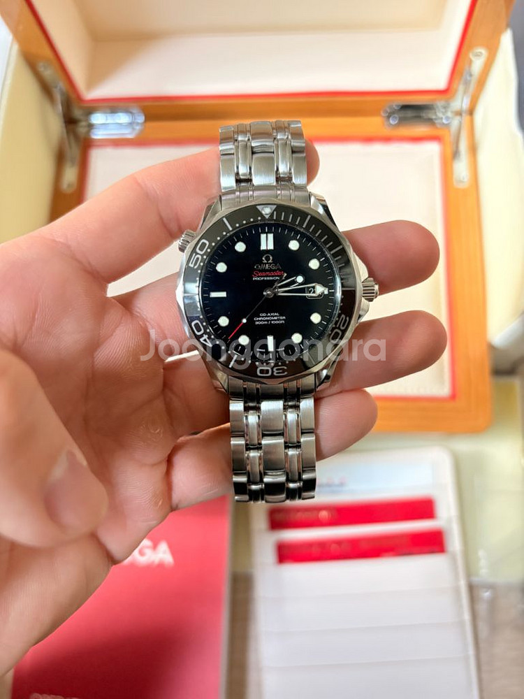 오메가 씨마스터300 41미리 구형 검판 팝니다--0