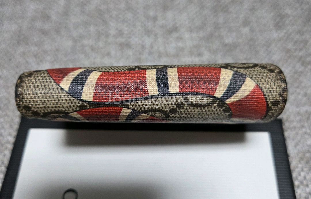 구찌 킹스네이크 GG 수프림 반지갑--4