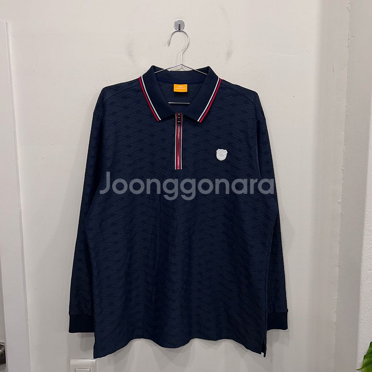 루이까스텔 골프웨어 러버와펜 반집업 긴팔 카라티--1