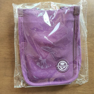 커피빈 스퀘어 캔버스 미니백 (퍼플) 미개봉